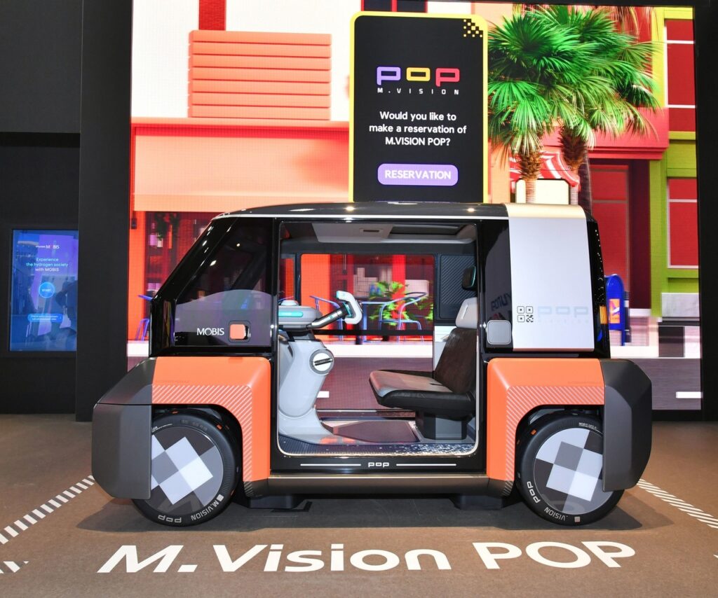 Hyundai Mobis presenta M.Vision Pop ed M.Vision 2Go al CES 2022