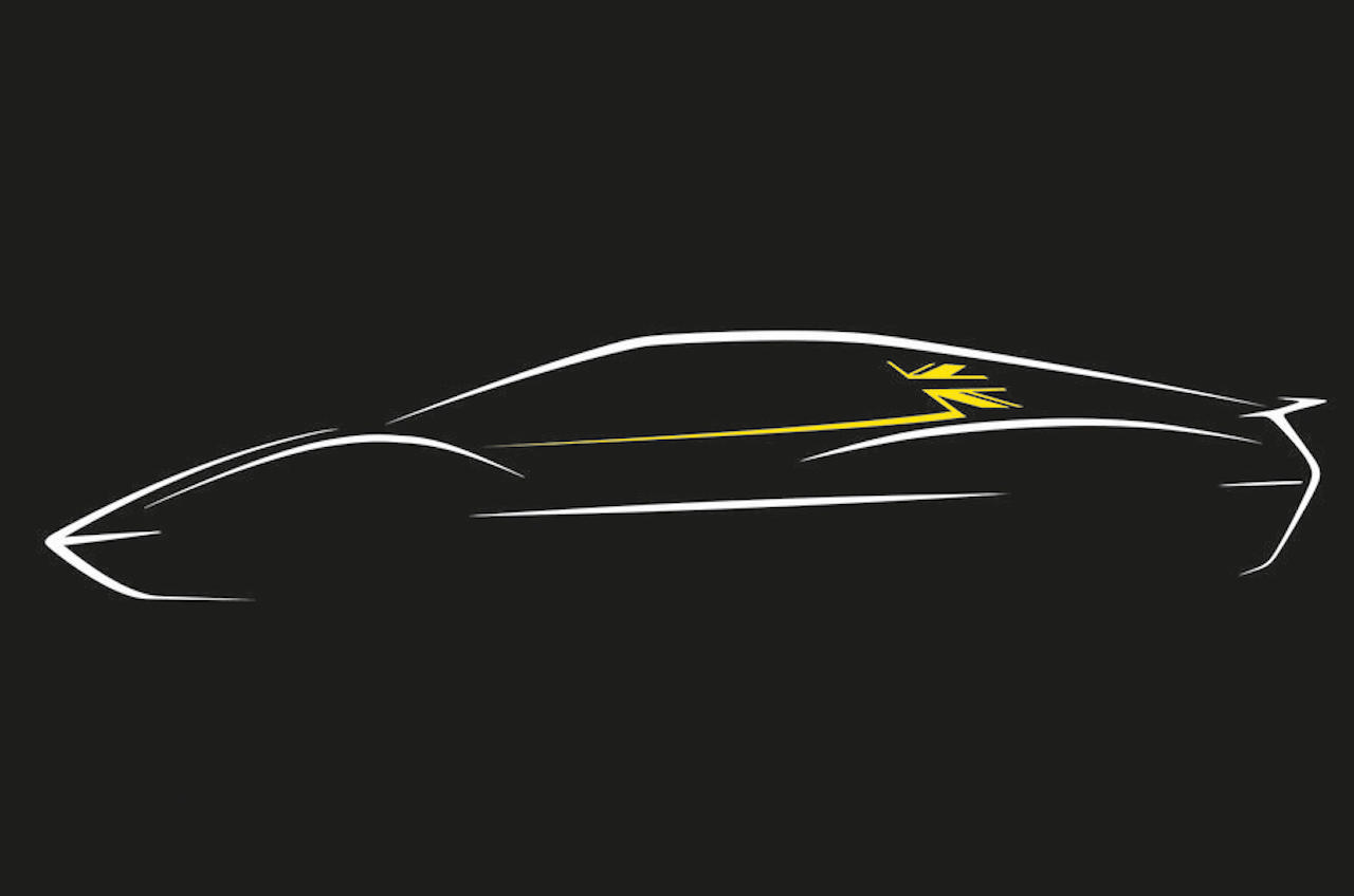 Lotus: ecco il primo bozzetto della nuova sportiva elettrica