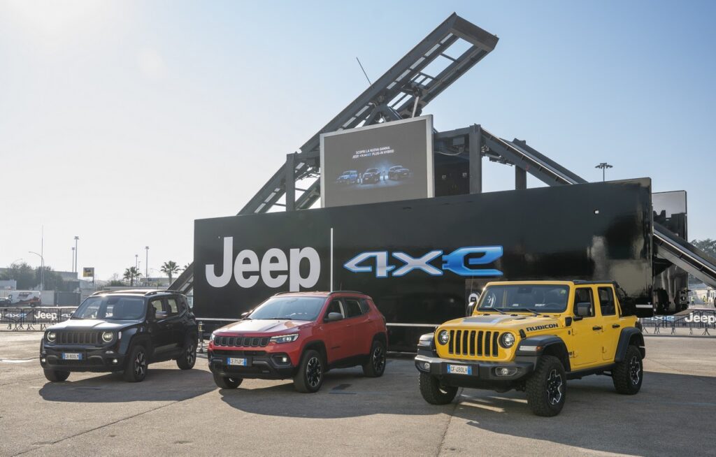 Jeep: la gamma ibrida plug-in 4xe al Motor Bike Expo 2022