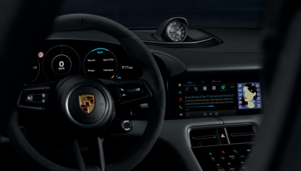 Porsche: aggiornato il sistema di infotainment, c’è anche Spotify