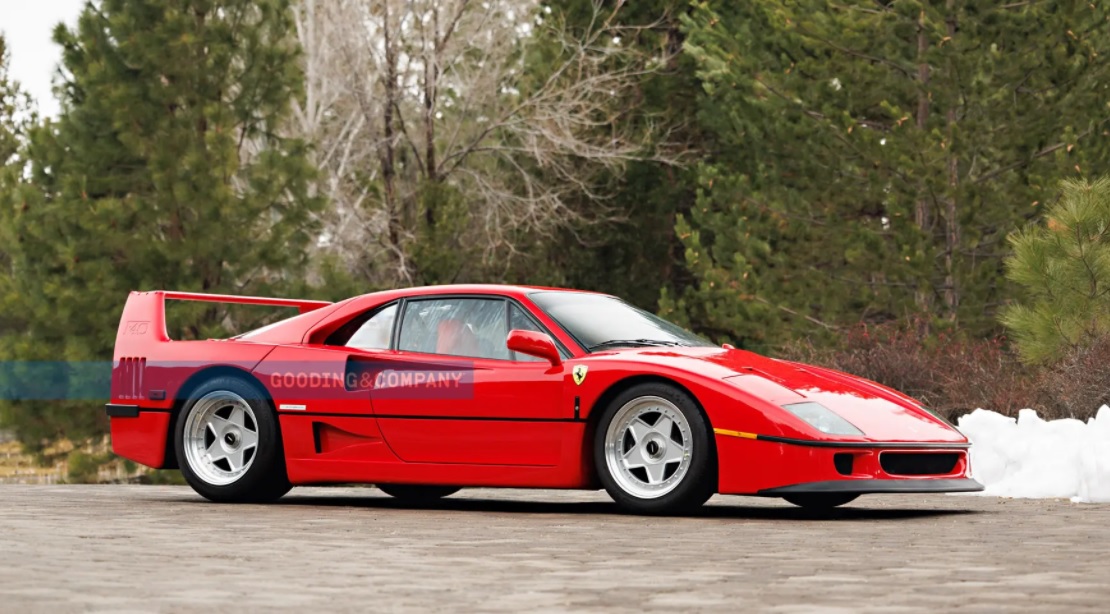 Ferrari F40: raro esemplare all’asta