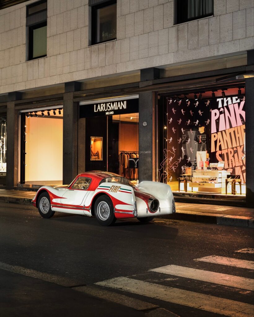 Fiat Turbina arriva in via Monte Napoleone a Milano