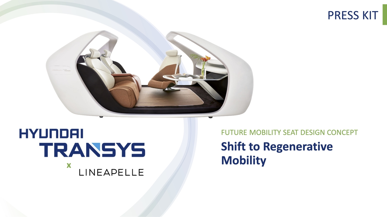 Hyundai presenta un innovativo concept di seduta a Lineapelle 2022