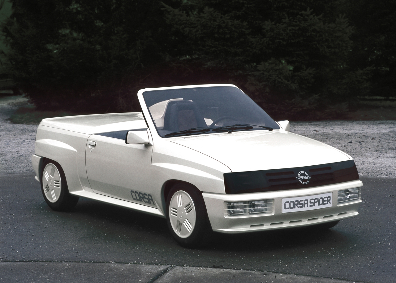 Opel Corsa Spider: il concept con carrozzeria in fibra di vetro compie 40 anni