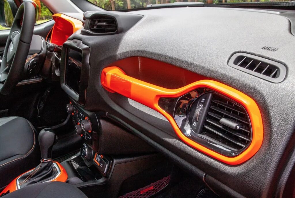 GXQKHFA Adatto per jeep renegade accessori interni supporto per