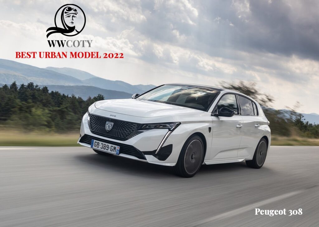 Peugeot 308: vince il Women’s Car of The Year 2022 come Urban Veichle