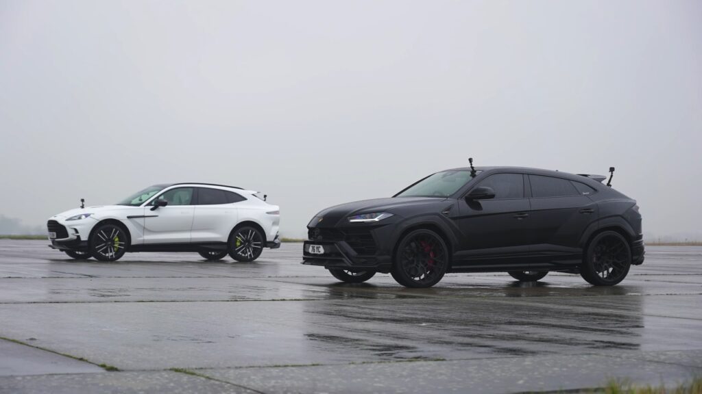 Aston Martin DBX707 vs Lamborghini Urus: chi vince la drag race? [VIDEO]