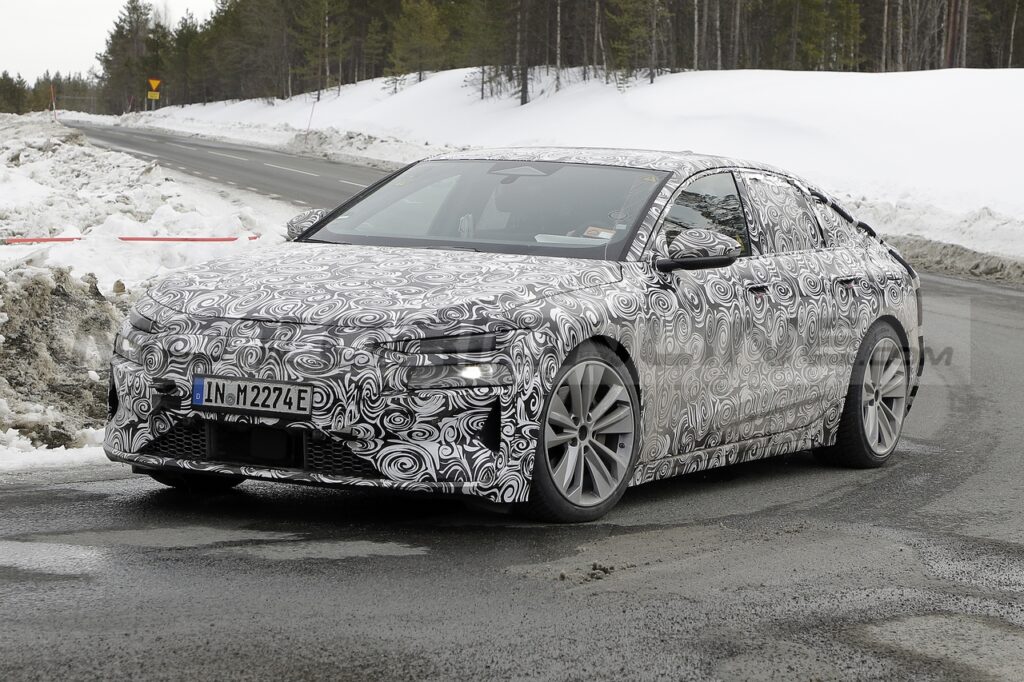 Audi A6 e-tron: primo avvistamento per la nuova elettrica [FOTO SPIA]