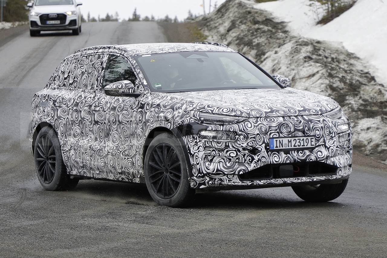 Audi Q6 e-tron - Foto Spia 30-03-2022