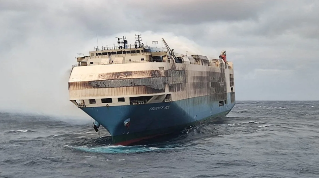 Felicity Ace: la nave cargo con a bordo diversi veicoli del Gruppo Volkswagen è affondata