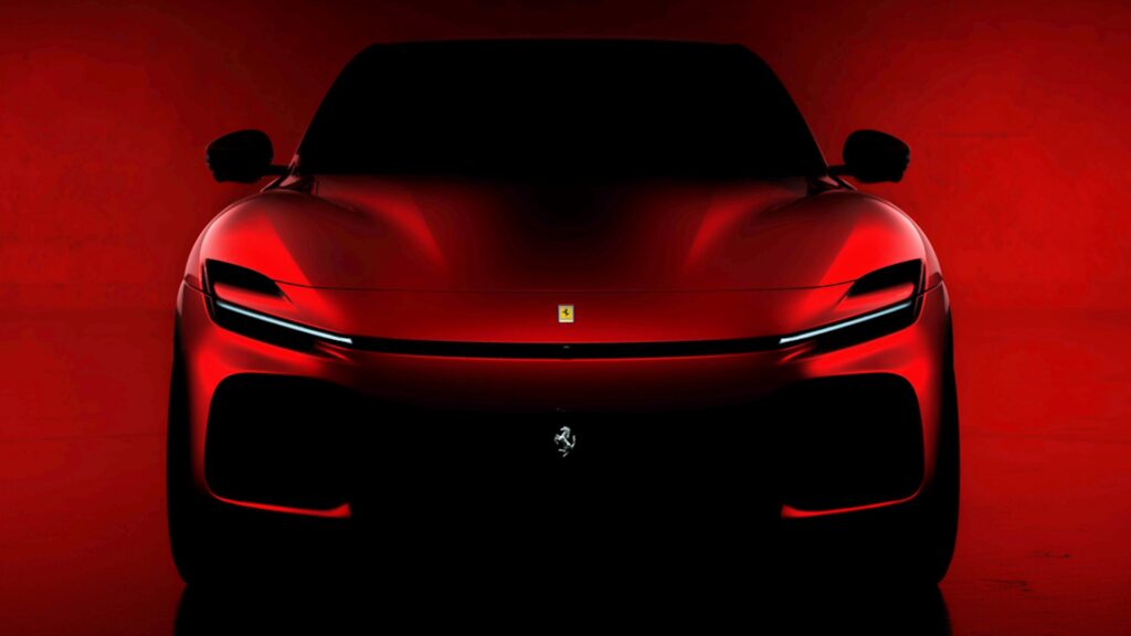 Ferrari Purosangue: prima immagine ufficiale [TEASER]