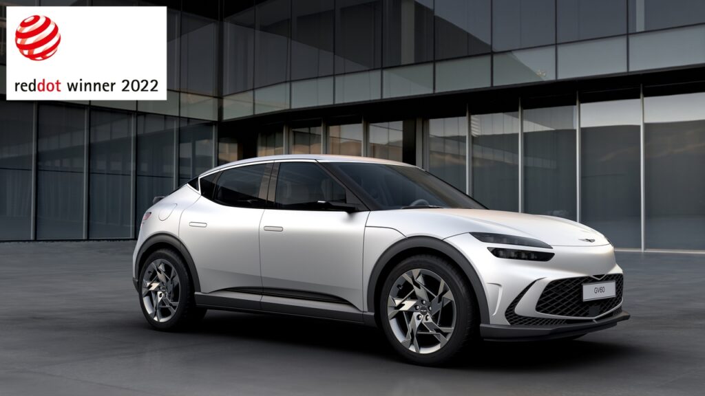 Genesis GV60 conquista il Red Dot Award Product Design 2022