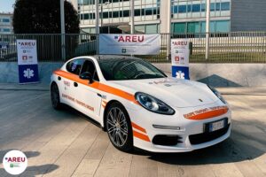 Porsche Panamera confiscata diventa auto per il trasporto organi
