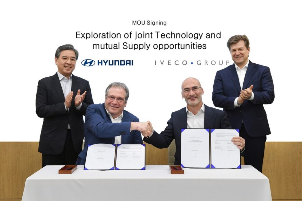 Hyundai: intesa con Iveco per una possibile futura collaborazione