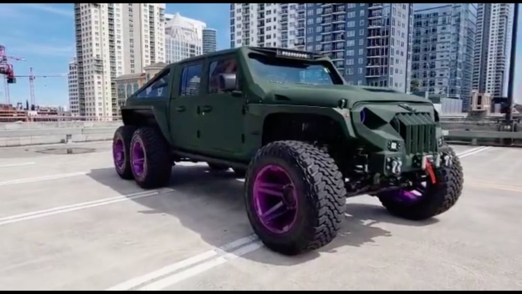 Apocalypse Hellfire Joker Edition: ecco il pick-up 6×6 personalizzato per Katt Williams