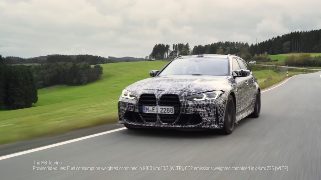 BMW M3 Touring 2023: nuovo VIDEO TEASER dedicato alla station wagon