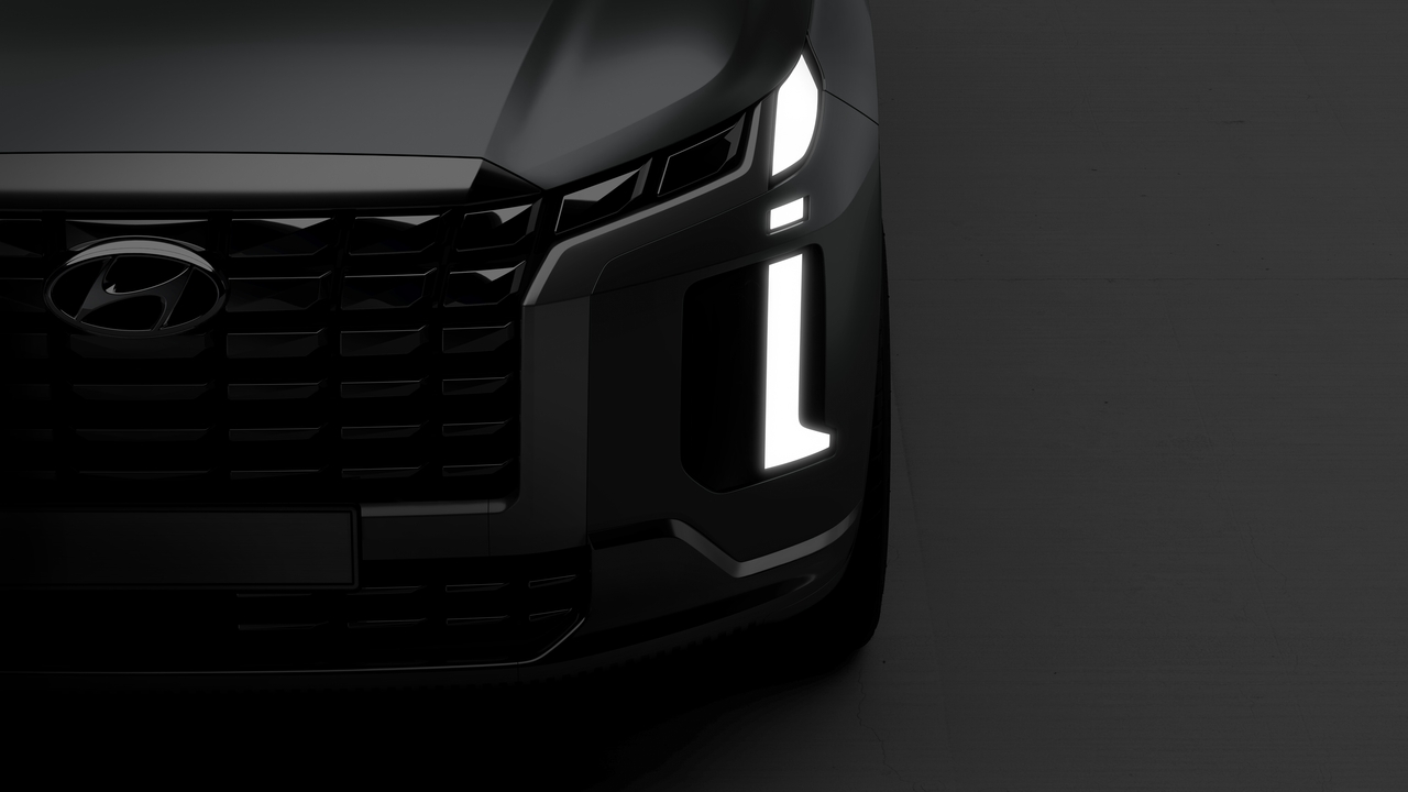 Hyundai Palisade 2023: due teaser mostrano parte del design aggiornato
