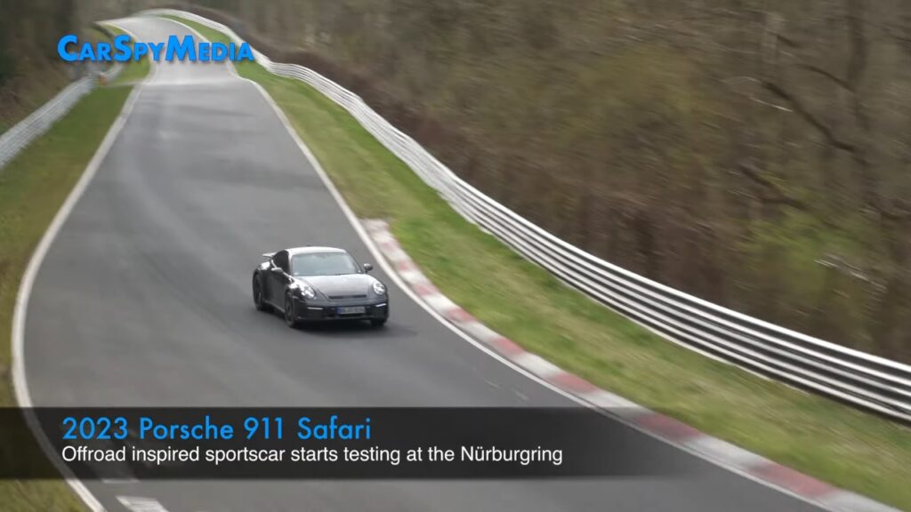 Porsche 911 Safari: partiti i test sul circuito del Nurburgring [VIDEO SPIA]