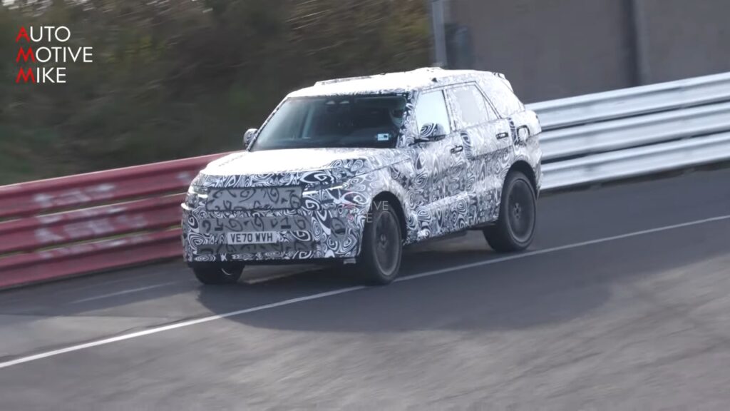 Range Rover Sport 2023: test sul Nurburgring per la nuova generazione [VIDEO SPIA]