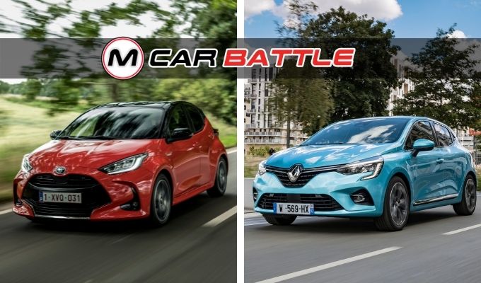 CAR BATTLE Citycar Ibride 2022: Toyota Yaris Hybrid vs Renault Clio Hybrid E-Tech