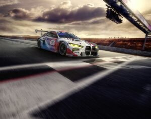 BMW M4 GT3: la vettura avrà una livrea commemorativa per i 50 anni di BMW M