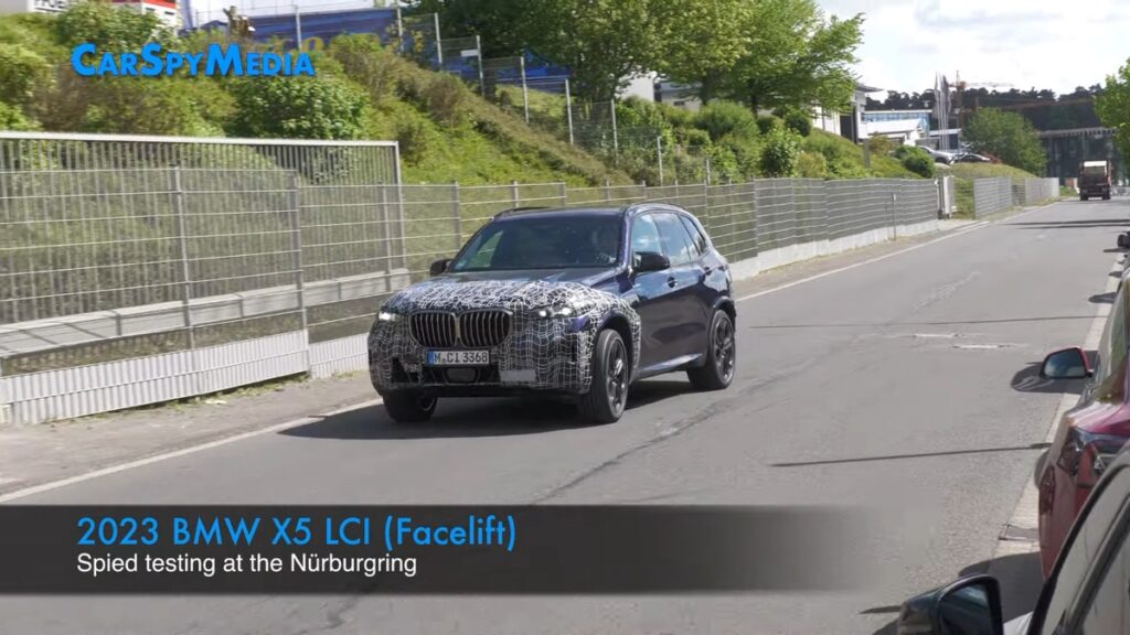 BMW X5 2023: eccolo in azione sul circuito del Nurburgring [VIDEO SPIA]