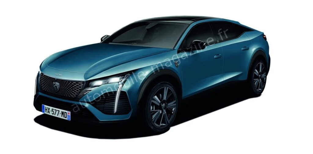 Peugeot 408 Cross: confermata la versione elettrica per il 2024 [RENDER]