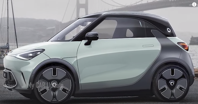 Smart Fortwo 2024: ecco come potrebbe essere la futura city car elettrica [RENDER]