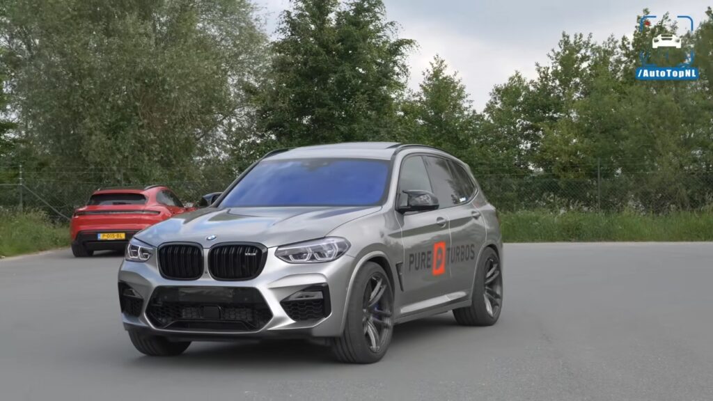 BMW X3 M Competition: un esemplare da 750 CV sfreccia sull’Autobahn [VIDEO]