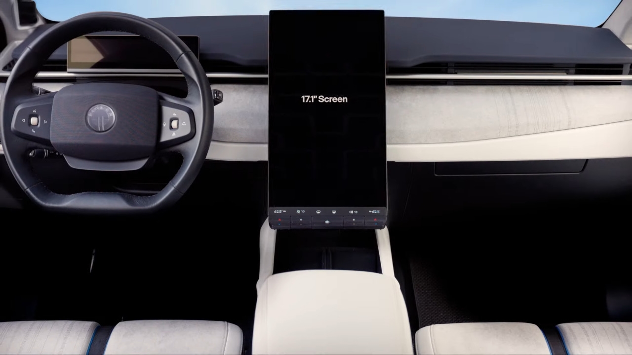 Fisker Ocean display Revolve