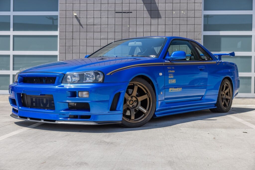 Nissan Skyline GT-R R34 V-Spec II guidata da Paul Walker è in vendita