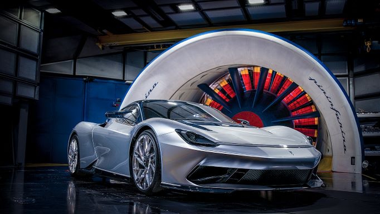 Pininfarina Battista test aerodinamico Galleria del Vento - Foto