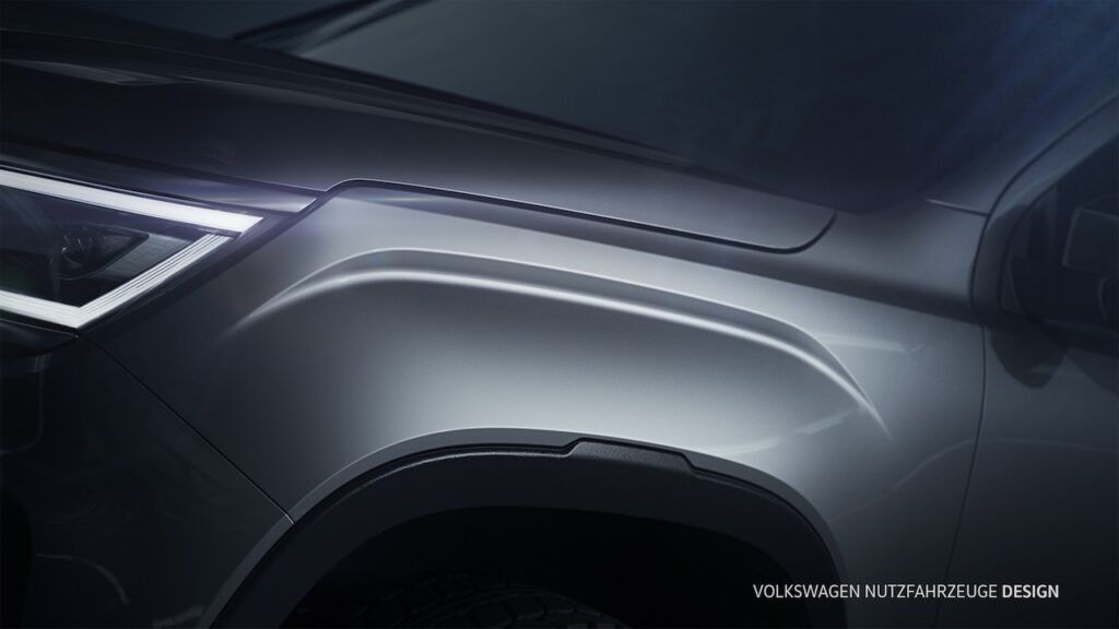 Volkswagen Amarok 2023: svelate alcune parti della carrozzeria [VIDEO TEASER]