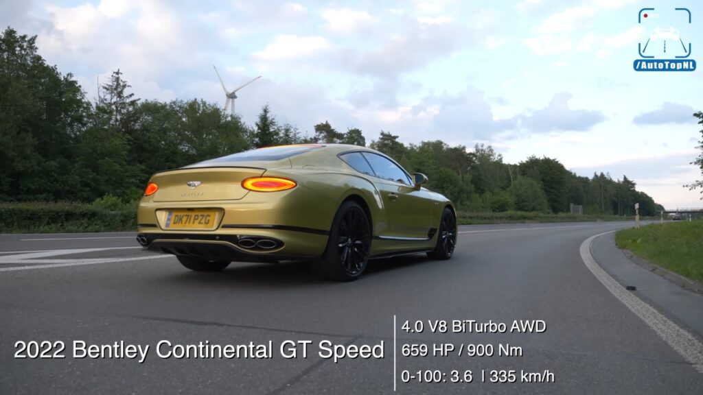 Bentley Continental GT Speed mostra le sue potenzialità sull’Autobahn [VIDEO]