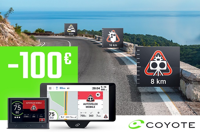 Coyote, l’alleato per un’estate senza multe: 100 € di sconto con la Summer Promo