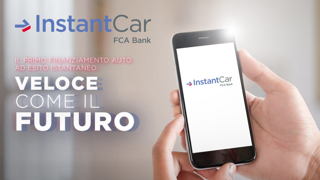 FCA Bank InstantCar: da oggi è possibile richiedere un finanziamento auto in soli 3 minuti