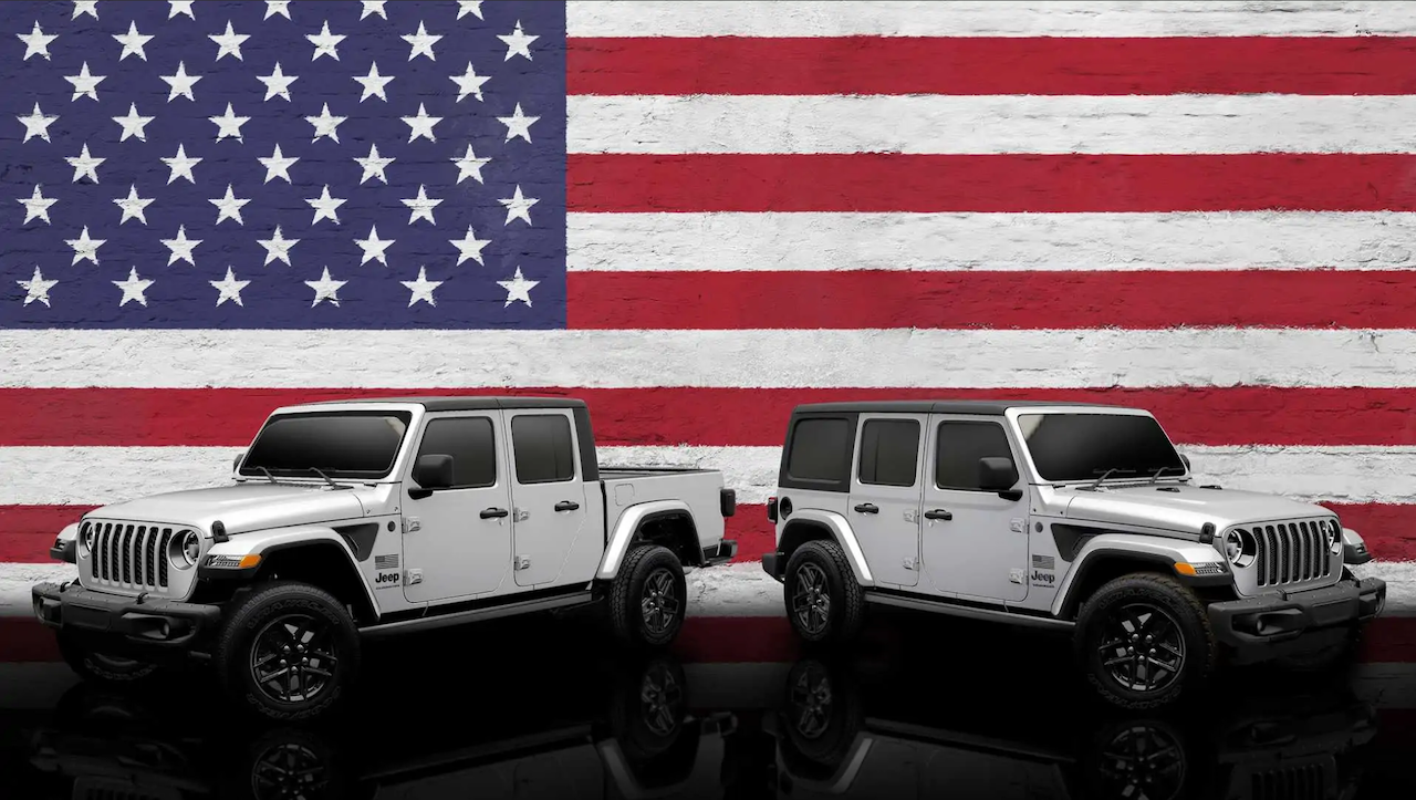 Jeep Wrangler e Gladiator Freedom: omaggio all’esercito militare statunitense