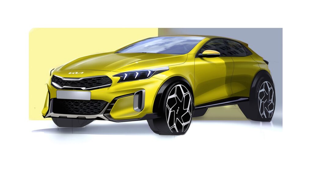 Kia XCeed: il nuovo restyling anticipato da due bozzetti [TEASER]