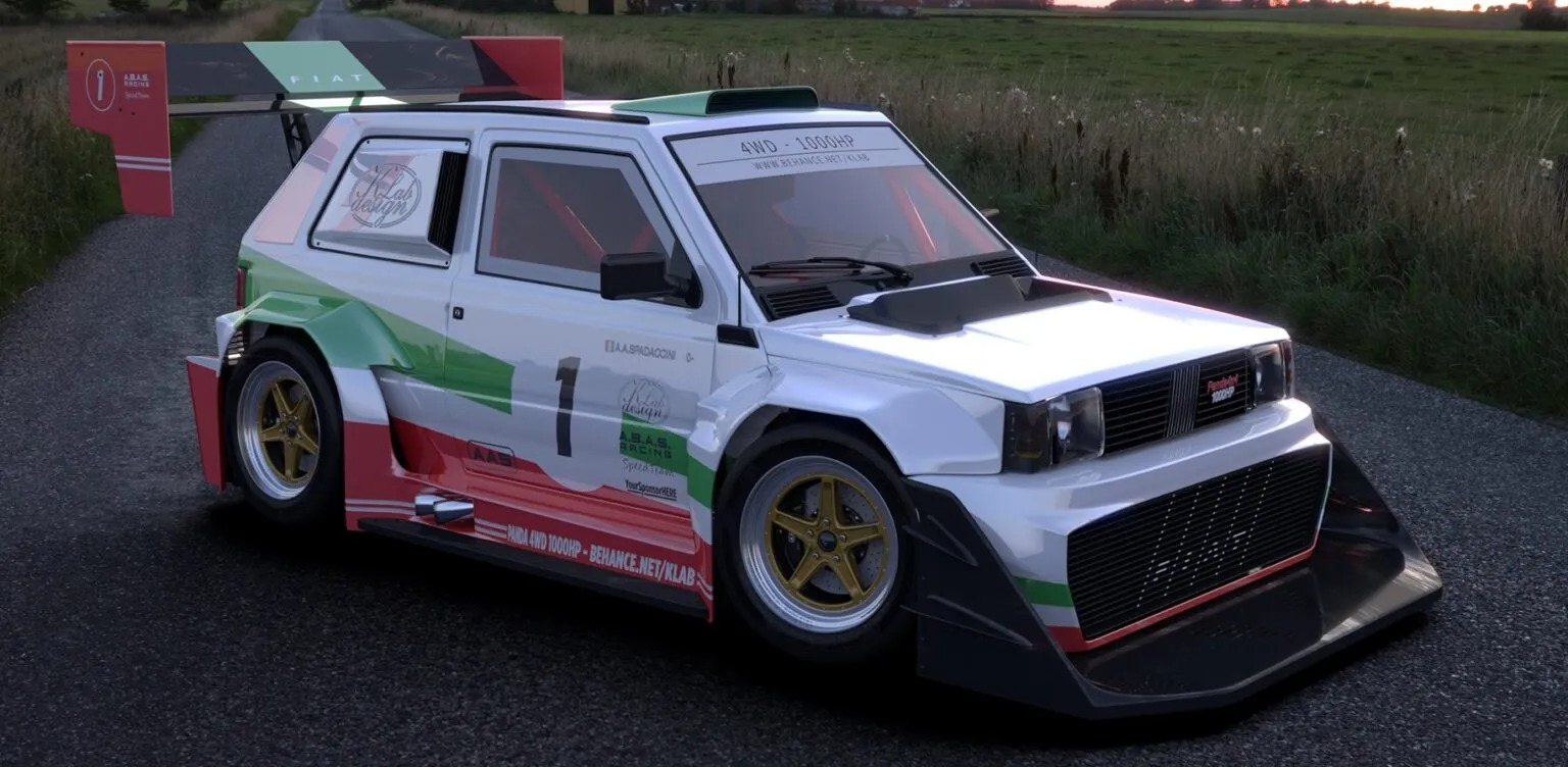 Nuova Fiat Panda 4×4: render ipotizza versione estrema