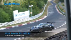 Porsche 911 GT3 RS 2023: i test finali sul Nurburgring [VIDEO SPIA]