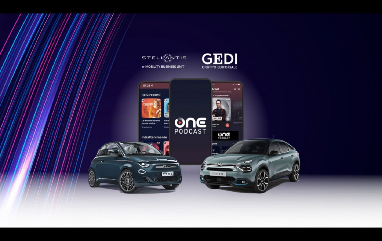 Stellantis: la gamma elettrificata viaggia al ritmo di OnePodcast