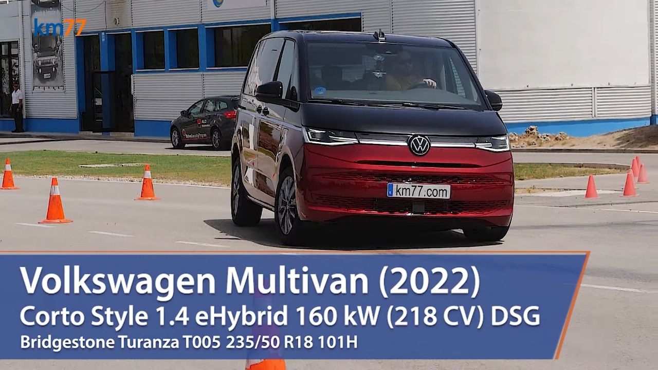 Volkswagen T7 Multivan test alce