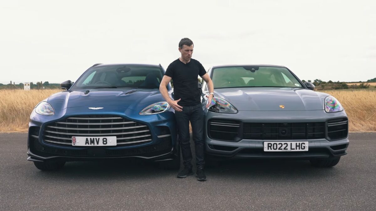 Aston Martin DBX707 vs Porsche Cayenne Turbo GT chi vince la drag race