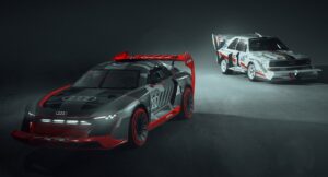 Audi S1 e-tron quattro Hoonitron debutterà a Monterey fra pochi giorni