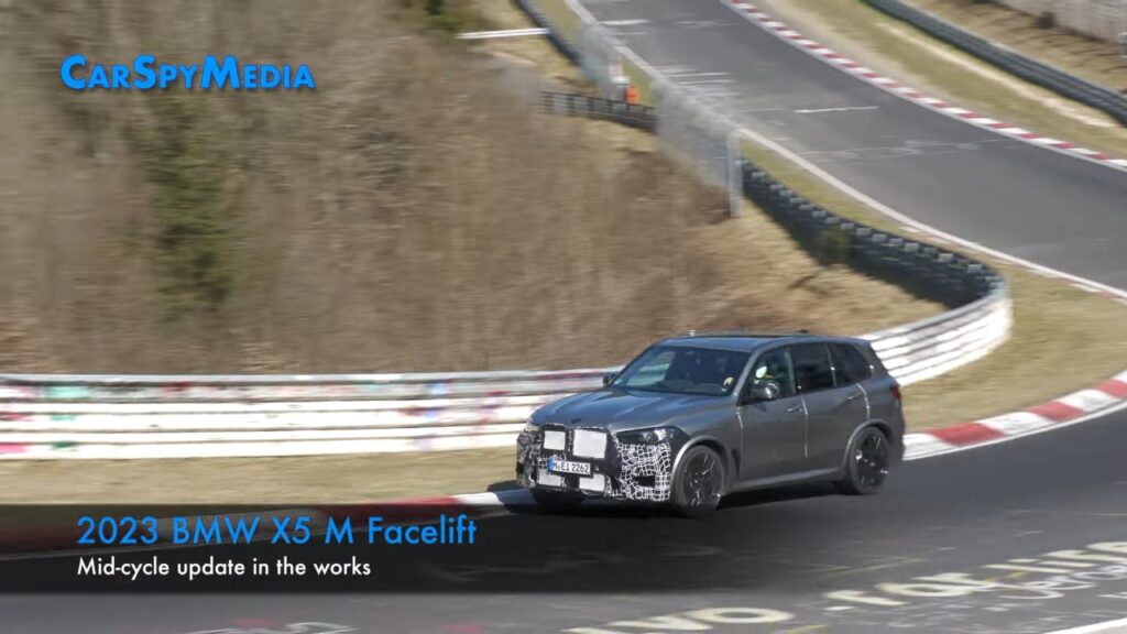 BMW X5 M 2023: ecco come sfreccia sul Nurburgring [VIDEO SPIA]