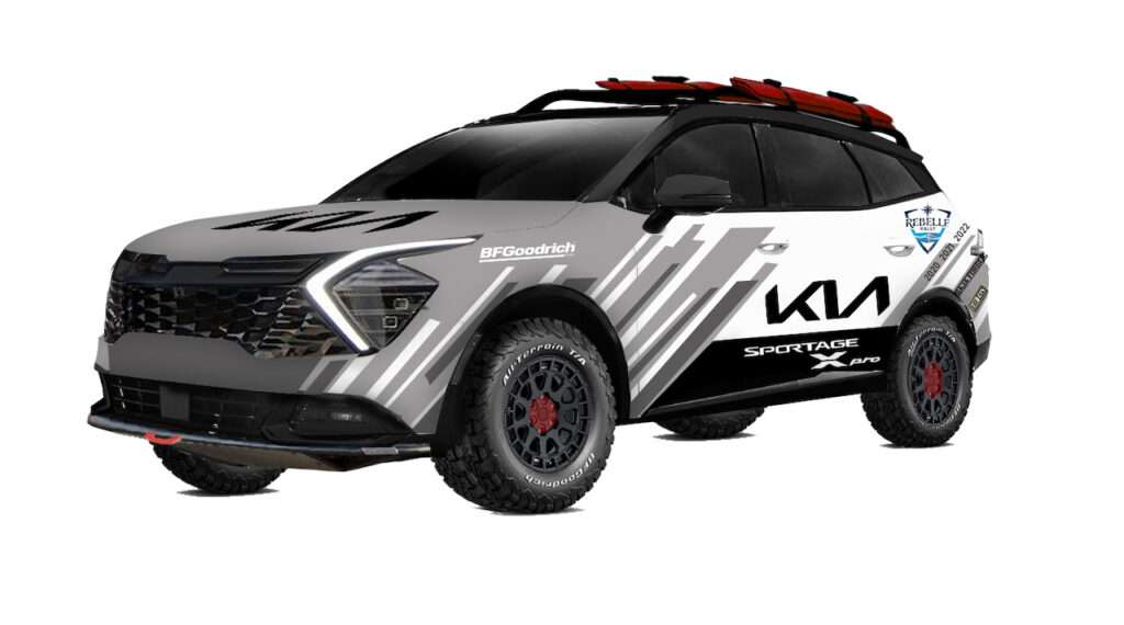 Kia Sportage X-Pro: svelata la vettura che correrà nel Rebelle Rally 2022 [TEASER]