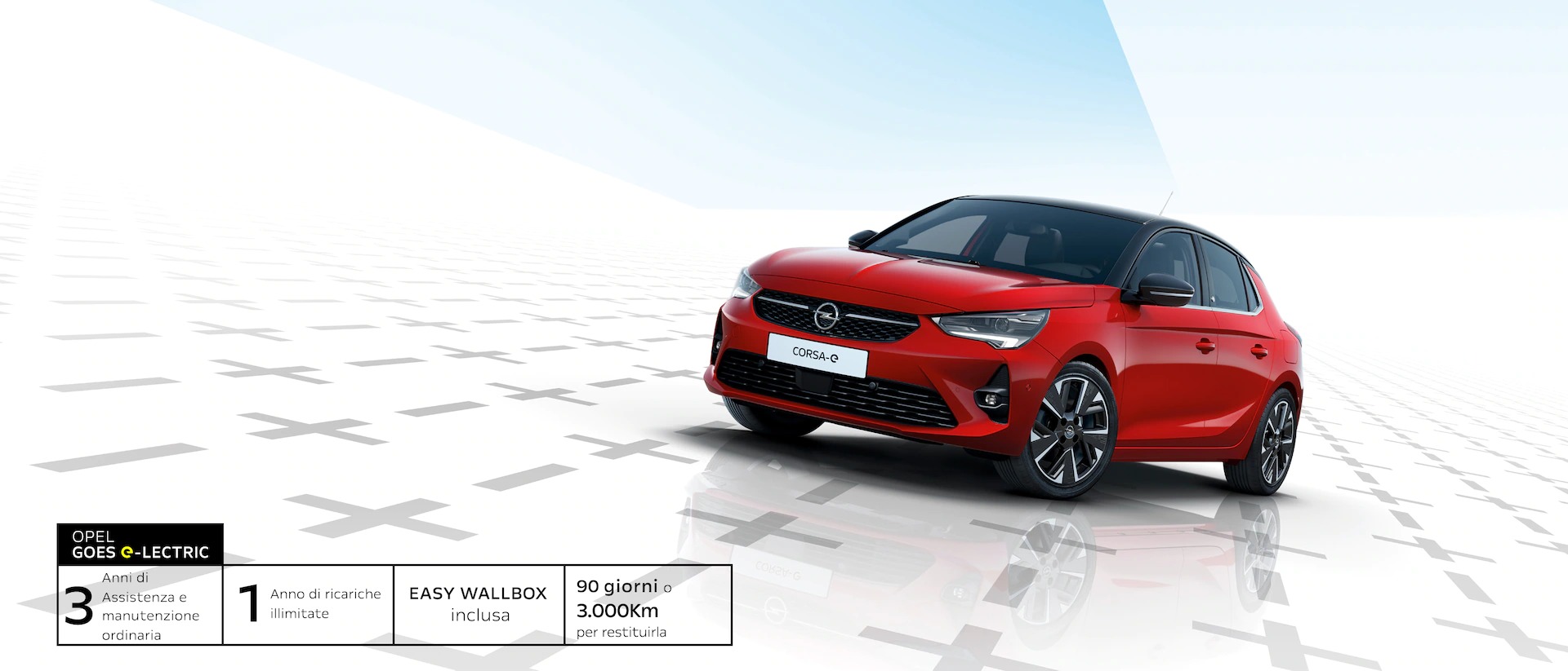 Opel Corsa-e: ad agosto anticipo zero e rate da 326 euro con incentivi
