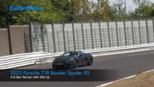 Porsche 718 Spyder RS scende in pista sul Nurburgring [VIDEO SPIA]