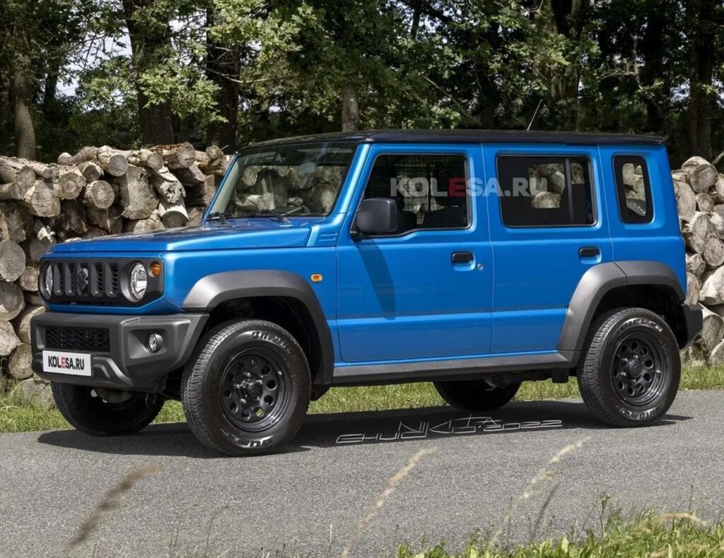 Suzuki Jimny 2023: ecco un’anteprima della versione a cinque porte [RENDER]