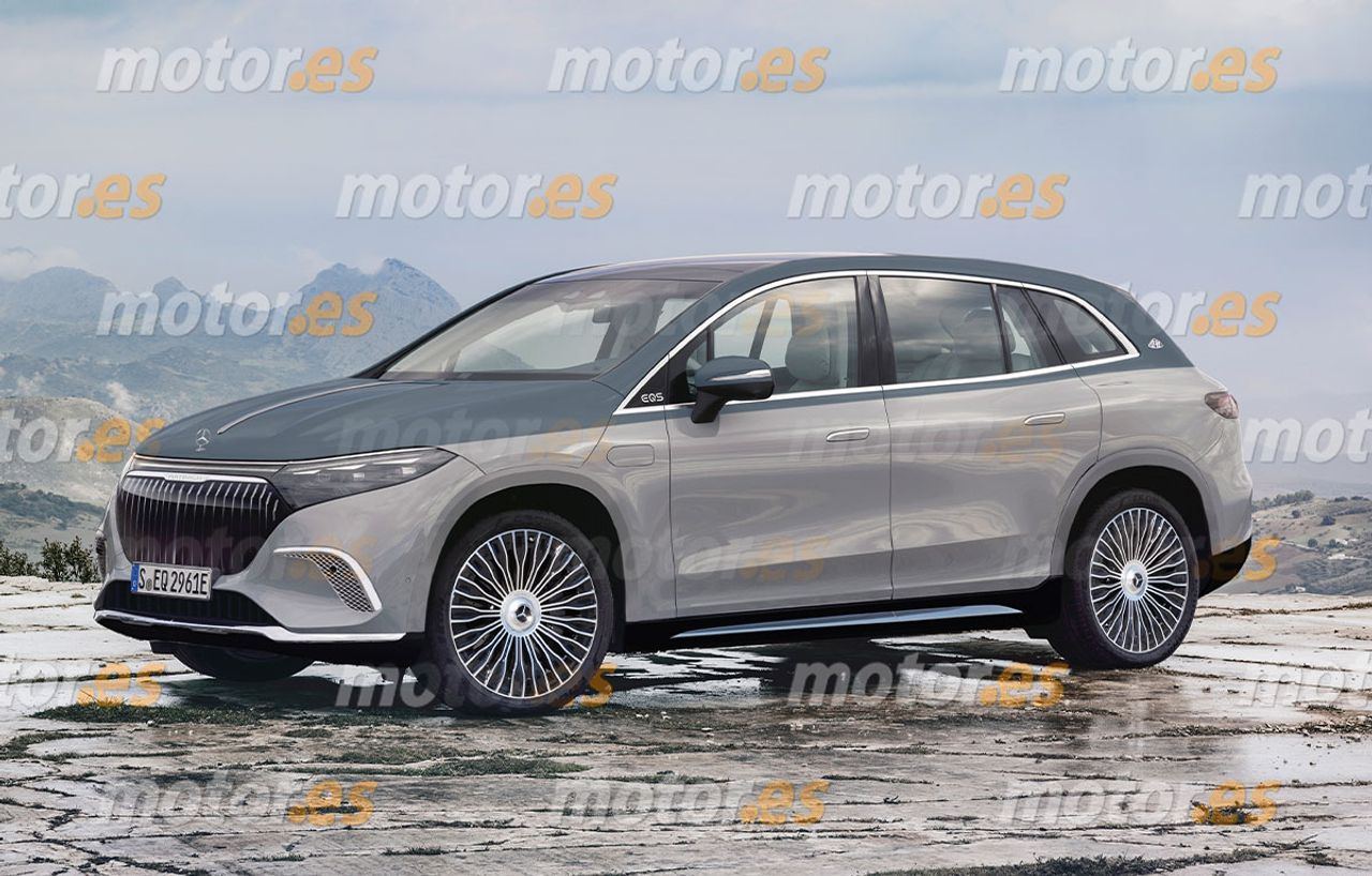 Mercedes-Maybach EQS 2023: ecco il render spagnolo che svela il SUV elettrico di lusso